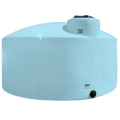 Picture of Vertical Closed Top Tank, Blue 1.9 sg - 1700 US Gallons / 6435 Liters